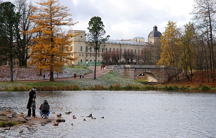 Northern facade of the Castle - Gatchina