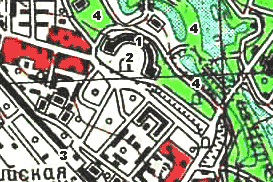 Карта Гатчинского дворца