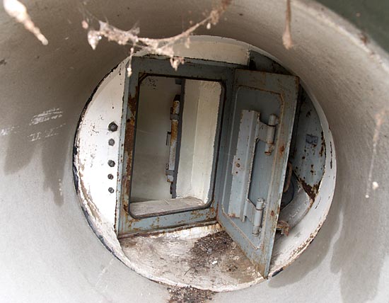 Entrance to the shelter - Gotland fortifications