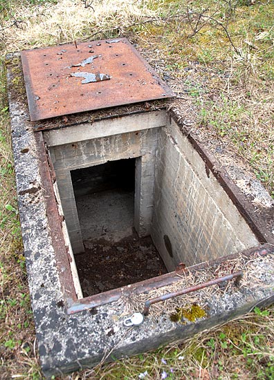 Hatchway near to ancient fortifications of Torsburgen - Gotland fortifications