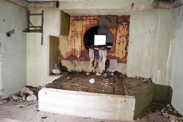 Artillery bunker's interiors - Gotland fortifications