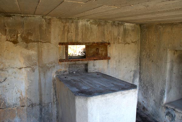 Machine gun emplacement - Gotland fortifications