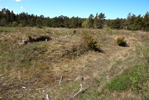 Earthen battery - Gotland fortifications