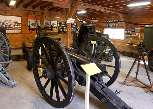 Field gun - Gotland fortifications