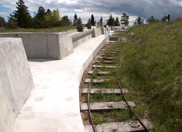 North defence line of the fort - Gotland fortifications