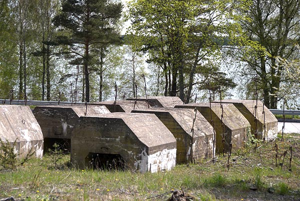 Dragon's teeth in Swedish style - Gotland fortifications