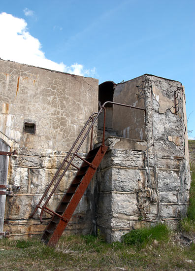 Stair to the battery observation post - Gotland fortifications