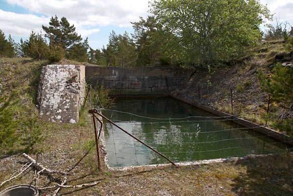 Water basin - Gotland fortifications