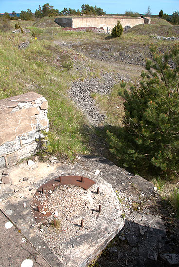 Northern battery of Fårösund - Gotland fortifications