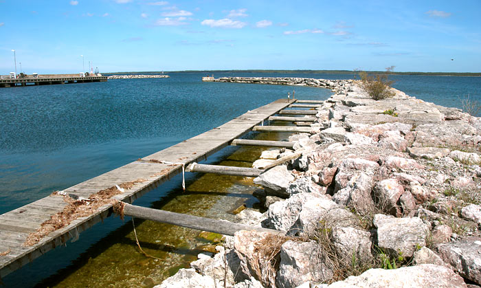 Fårösund harbour - Gotland fortifications