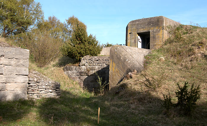 Concrete battery firepost - Gotland fortifications
