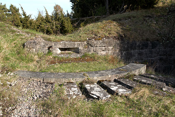 Gun's emplacement - Gotland fortifications