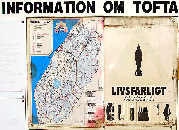 Warning to holiday-makers - Gotland fortifications