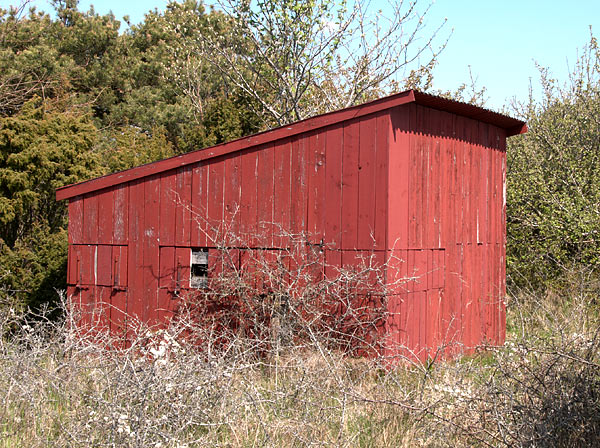 Camouflaged bunker in Klintehamn - Gotland fortifications