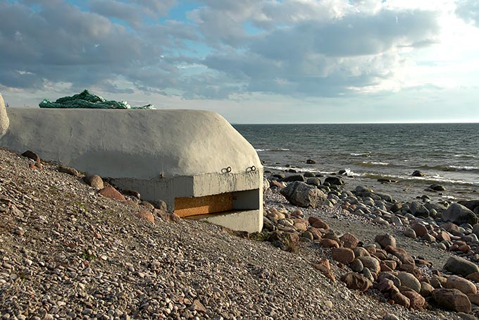 Machine gun bunker at Gotland