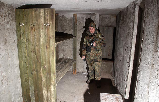 In the bunker of Gotland