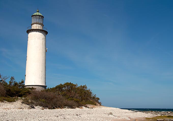 Light of Faro island