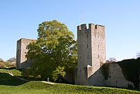Visby city fortifications at Gotland
