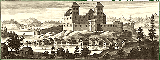 Hameenlinna fortress in 16 AD