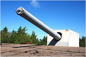 234-mm gun of Russaro island
