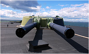 12-inch gun Kuvasaare island