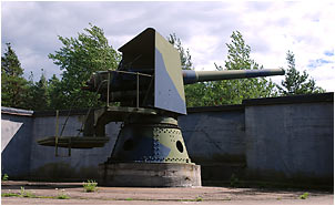 6 inch gun of Kuvasaare island