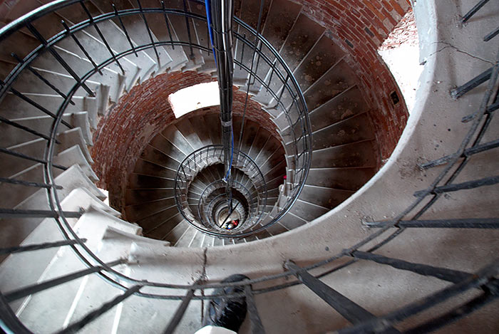 #13 - Tower interiors - view down