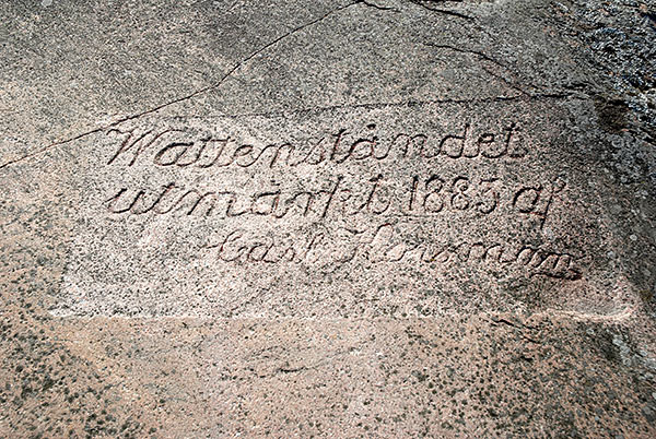 #5 - 1883 inscription