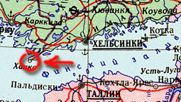 Map of Finnish Gulf 