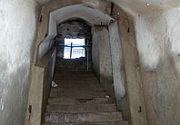 Passage to the gun's turret emplacement