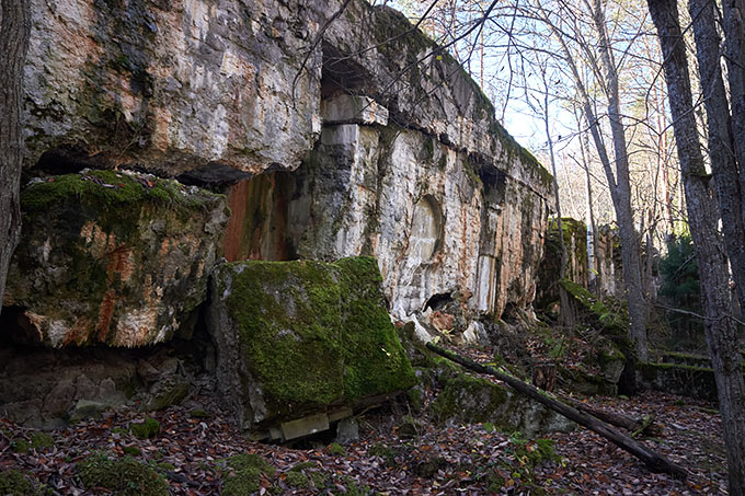 12 inch turret battery of fort Ino