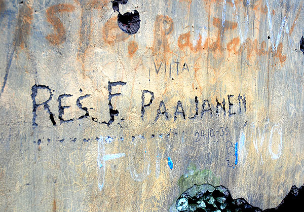 #2 - "F. Paajanen has been here..."