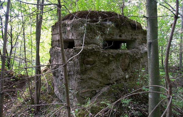 Frontal view of fire post - Fort Ino