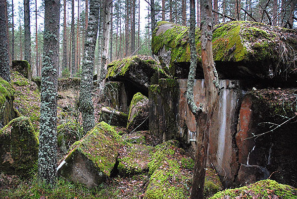 Shelter for the assault guns and infantry - Fort Ino