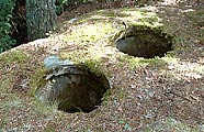 Mysterious holes of the Fort Ino