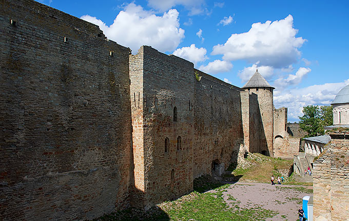 Wall of the Front City in Ivangorod