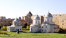 Fortress yard  of Ivangorod fortress
