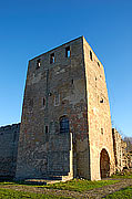 Wall and towers of Ivangorod fortress