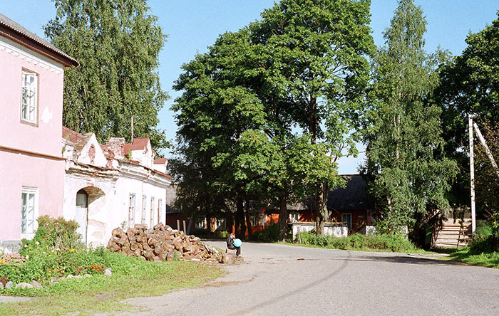 Streets of Old Izborsk town