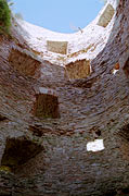Interior of the tower of Izborsk fortress