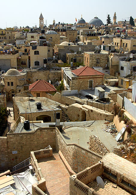 Muslim Quarter - view atop - Jerusalem