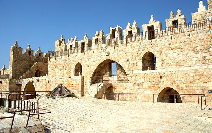 Upper part of the Damascus Gate - Jerusalem