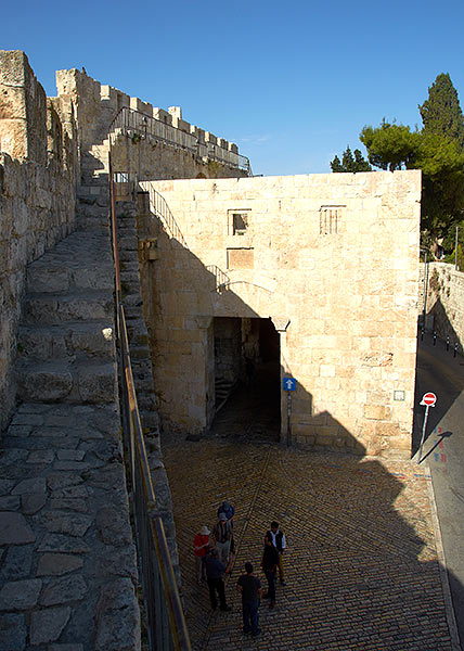 Zion Gate - exit to the city - Jerusalem