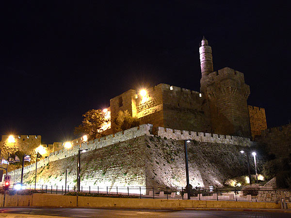 #116 - Jerusalem Citadel at night