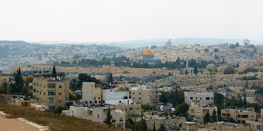 View of Jerusalem from Mount Scopus - Jerusalem