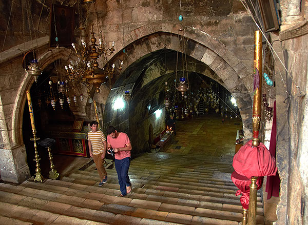 Staircase to the dungeon - Jerusalem