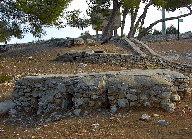 Firing position - view from the front - Jerusalem