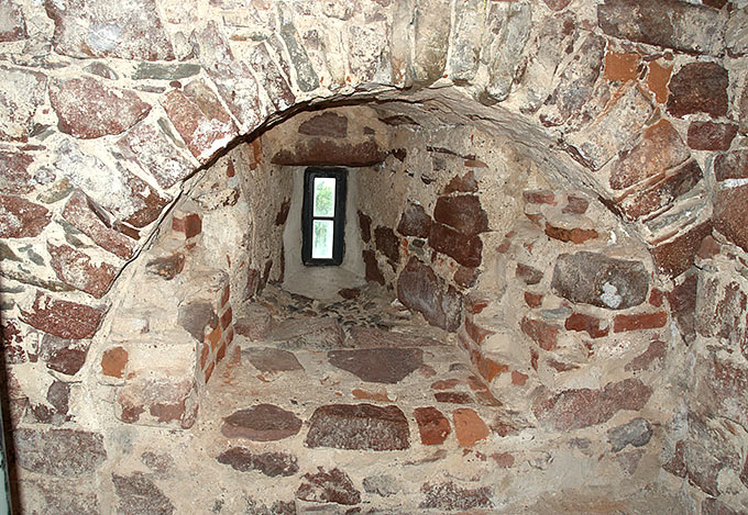 Embrasure at Kastelholm Castle