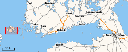Baltic sea map
