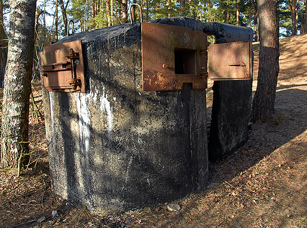 Prefabricated emplacement for heavy machine gun - KaUR